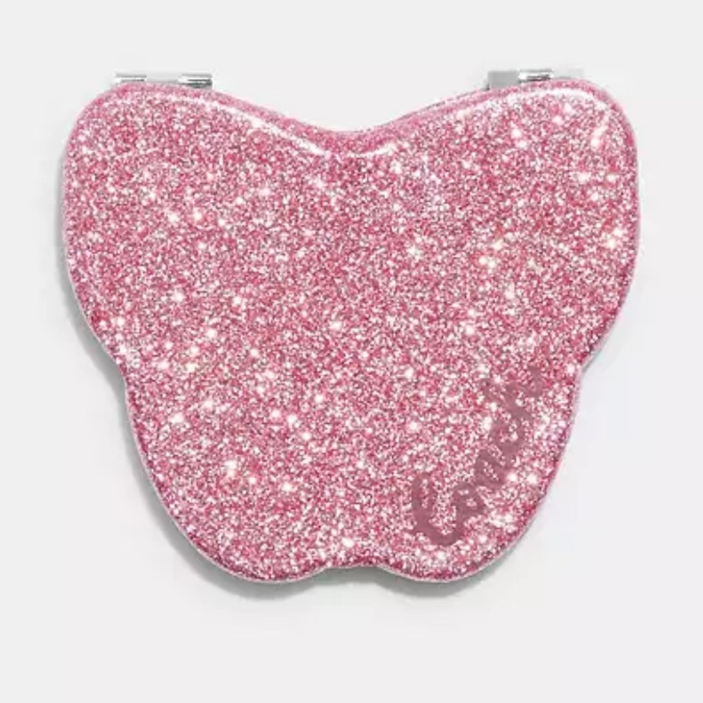 COPY - COPY - Coach Glitter Butterfly Compact Mirror nwt in packaging - Picture 2 of 4
